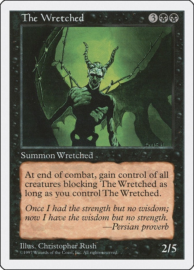 Image for The Wretched (Fifth Edition) (5ED) - Magic: The Gathering