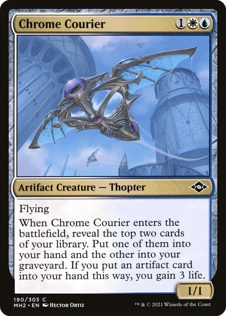 Image for Chrome Courier (190) (Modern Horizons 2) (MH2) - Magic: The Gathering