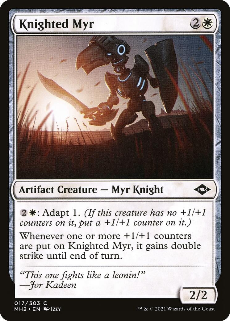 Image for Knighted Myr (17) (Modern Horizons 2) (MH2) - Magic: The Gathering