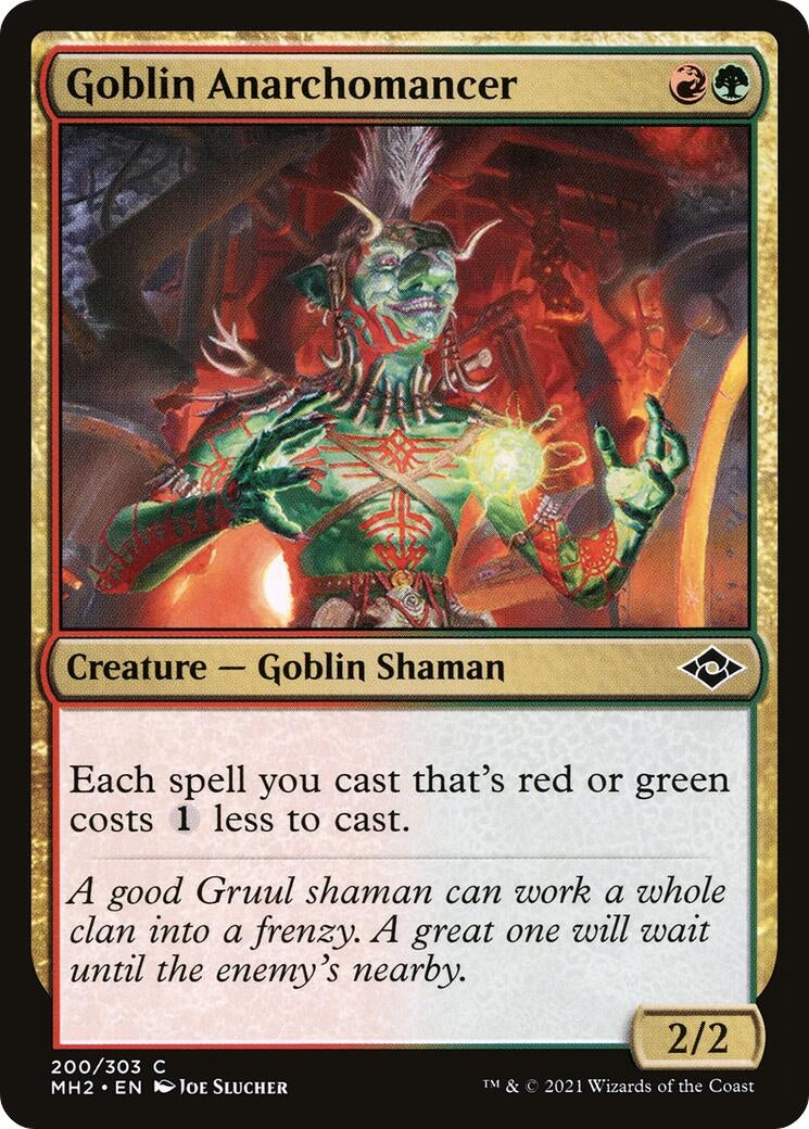 Image for Goblin Anarchomancer (200) (Modern Horizons 2) (MH2) - Magic: The Gathering