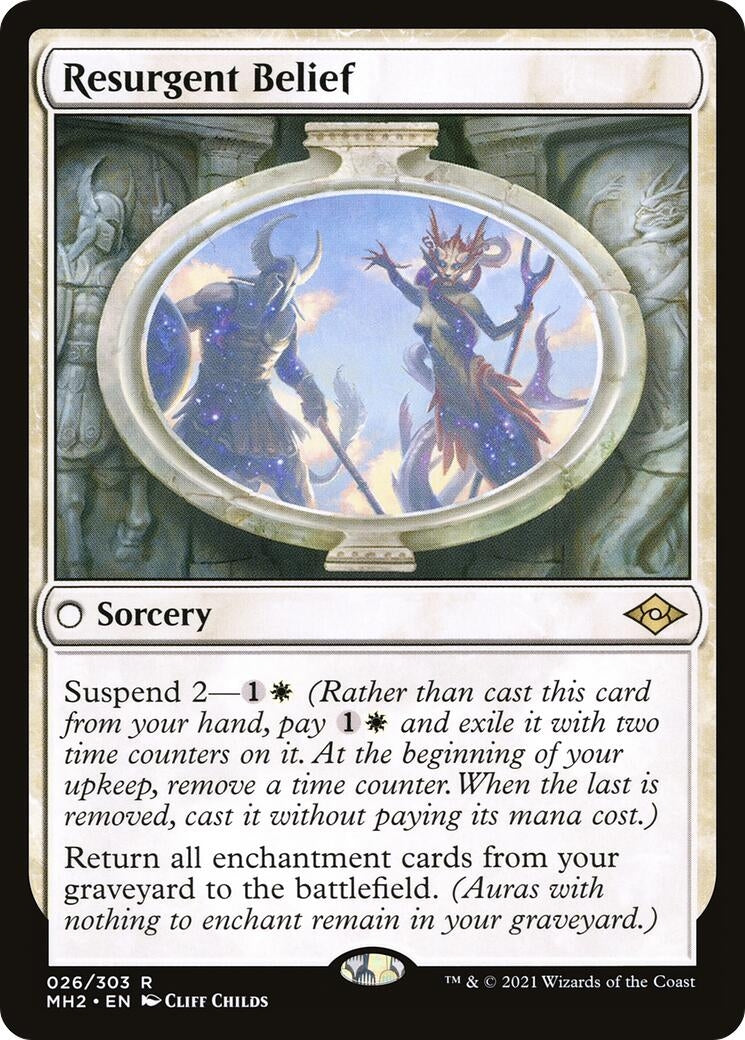 Image for Resurgent Belief (26) (Modern Horizons 2) (MH2) - Magic: The Gathering
