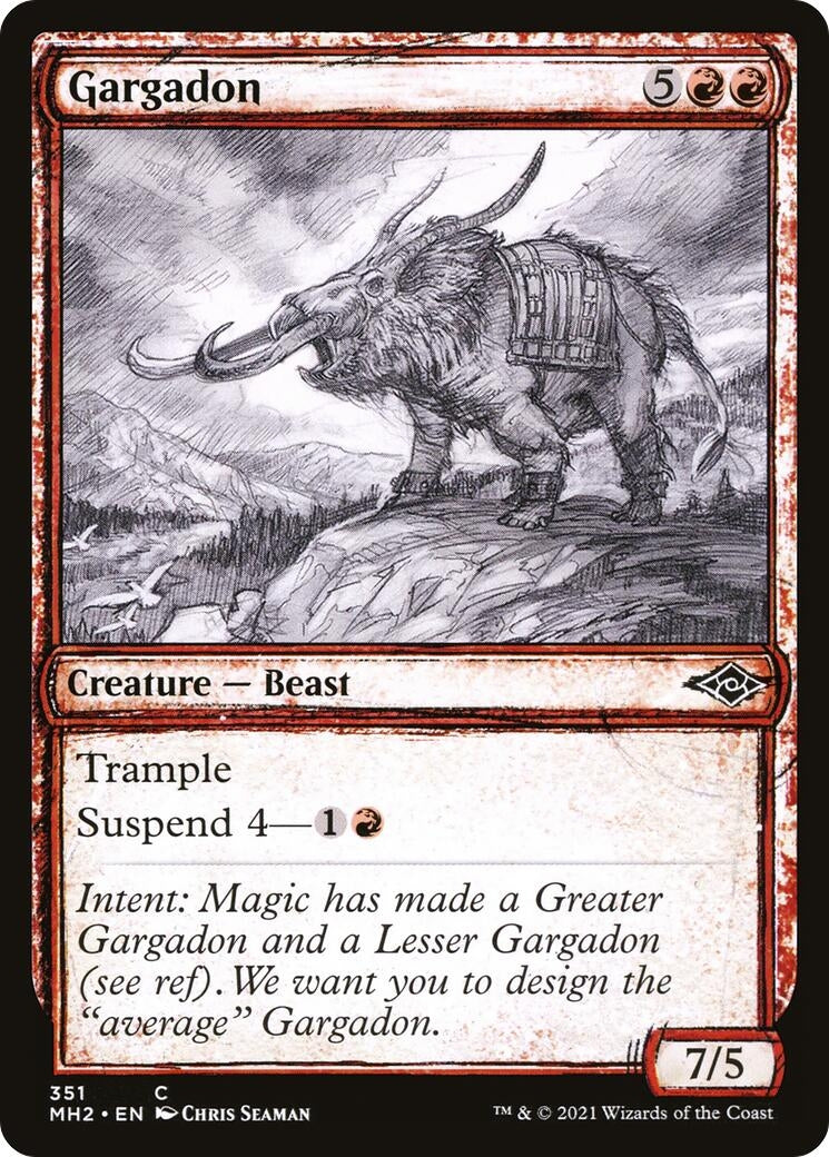 Image for Gargadon (Showcase) (351) (Modern Horizons 2) (MH2) - Magic: The Gathering