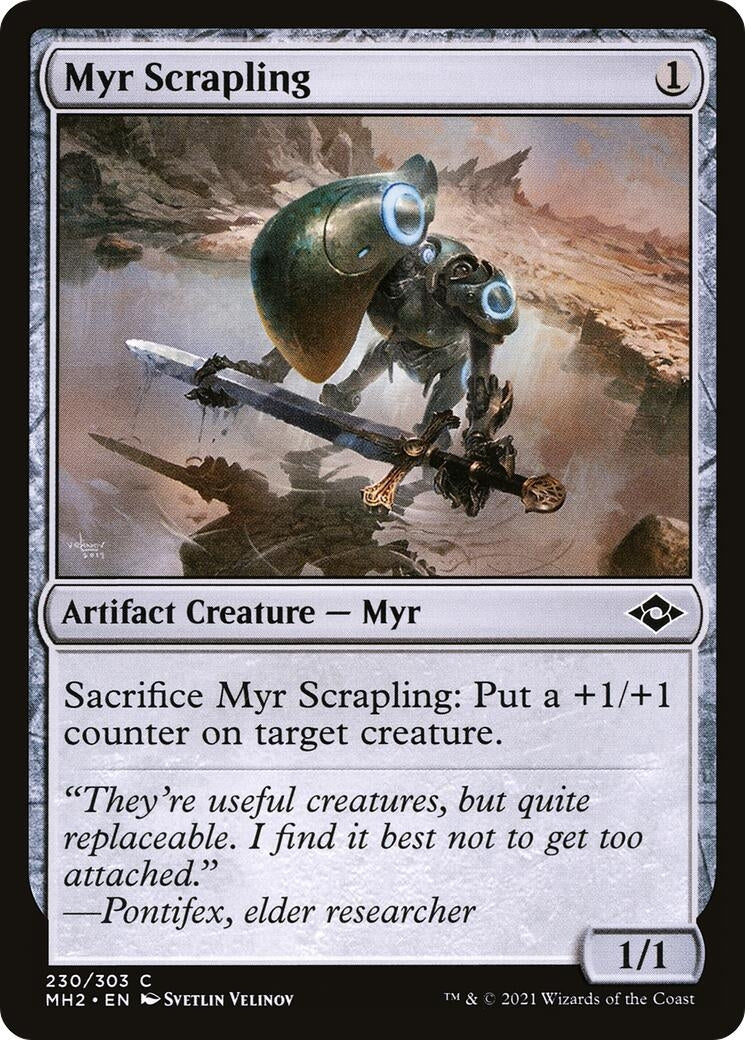Image for Myr Scrapling (230) (Modern Horizons 2) (MH2) - Magic: The Gathering