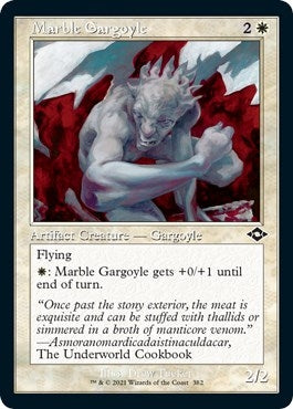 Image for Marble Gargoyle (Retro Frame) (Foil Etched) (382) (Modern Horizons 2) (MH2) - Magic: The Gathering