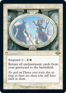 Image for Resurgent Belief (Retro Frame) (Foil Etched) (385) (Modern Horizons 2) (MH2) - Magic: The Gathering