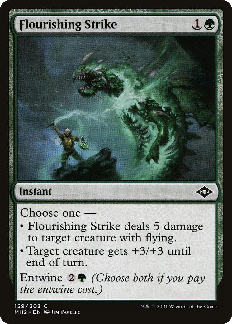 Image for Flourishing Strike (159) (Modern Horizons 2) (MH2) - Magic: The Gathering