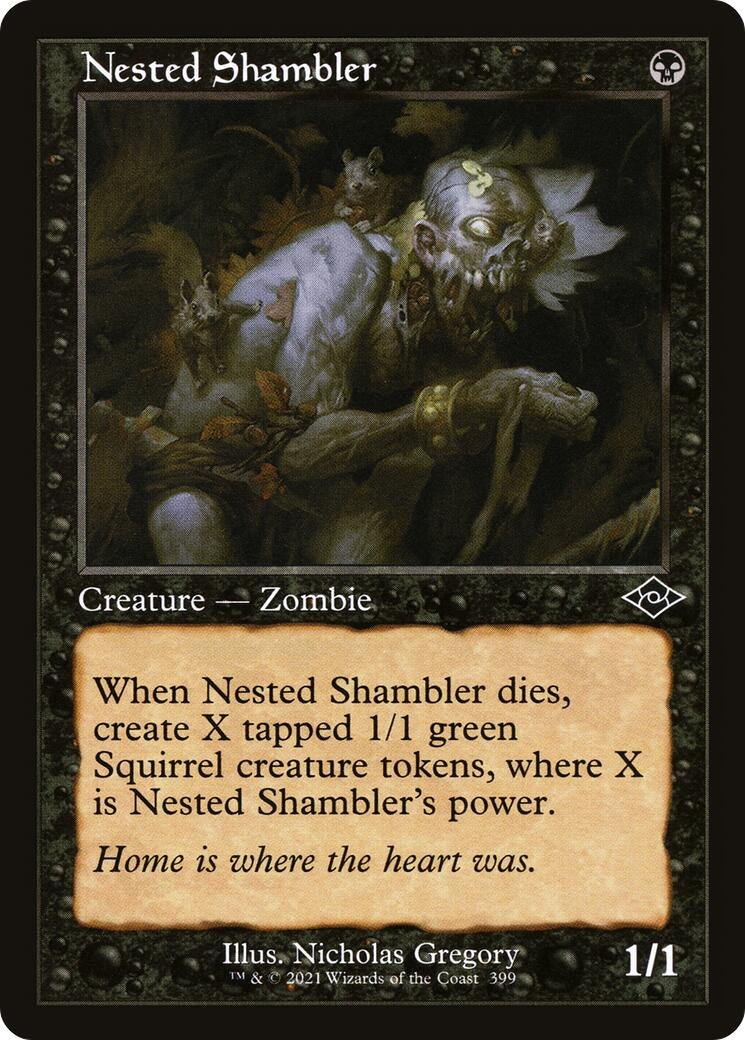 Image for Nested Shambler (Retro Frame) (399) (Modern Horizons 2) (MH2) - Magic: The Gathering