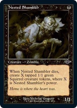 Image for Nested Shambler (Retro Frame) (Foil Etched) (399) (Modern Horizons 2) (MH2) - Magic: The Gathering