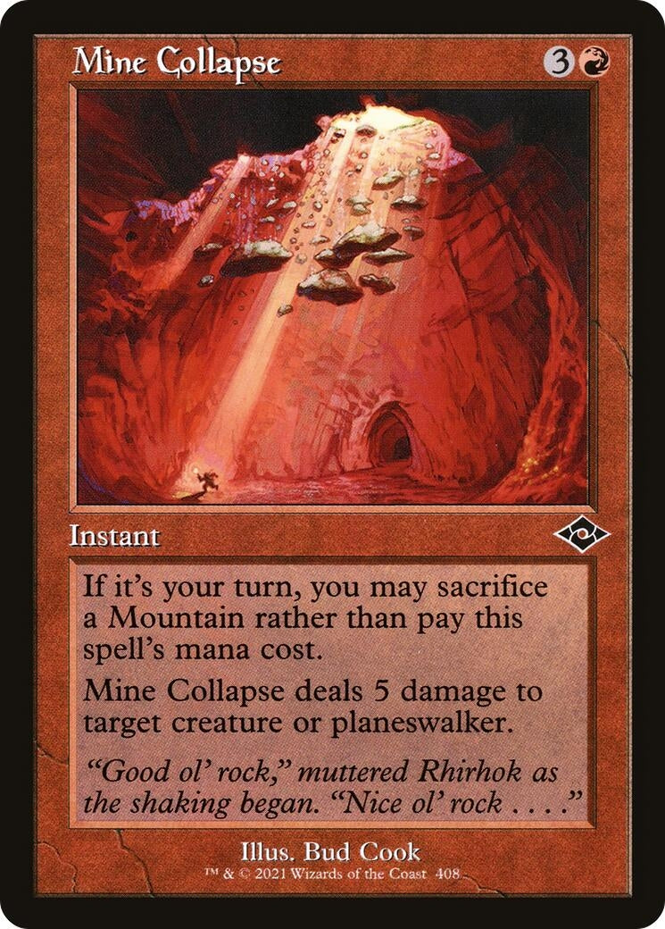 Image for Mine Collapse (Retro Frame) (408) (Modern Horizons 2) (MH2) - Magic: The Gathering