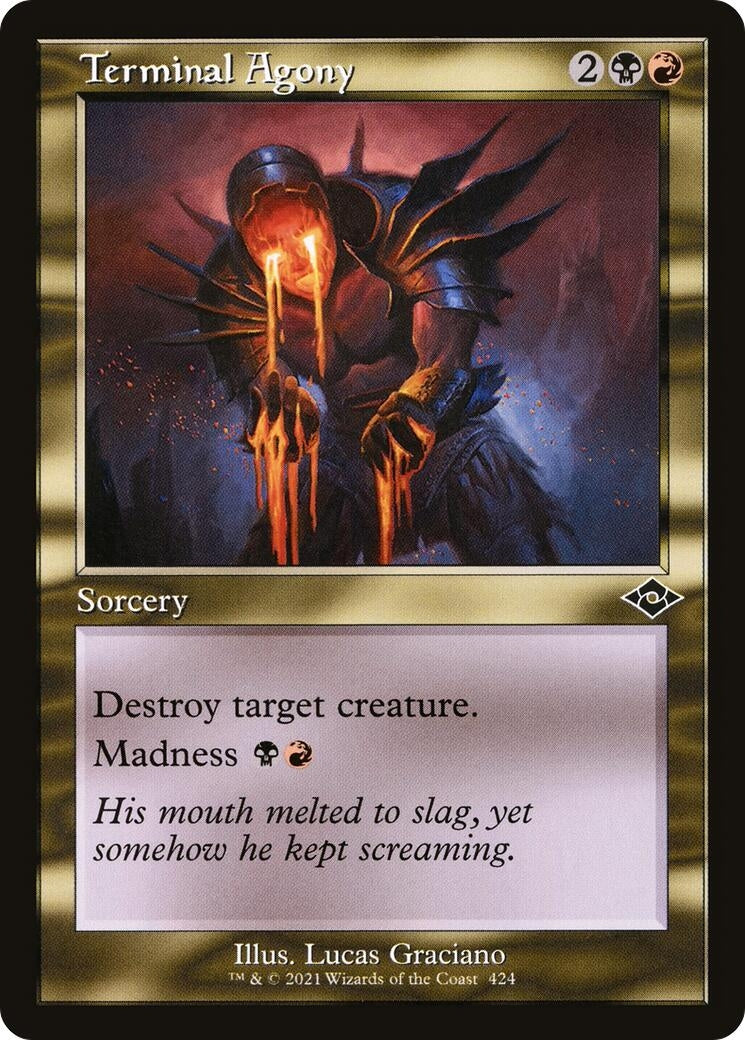 Image for Terminal Agony (Retro Frame) (424) (Modern Horizons 2) (MH2) - Magic: The Gathering