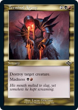 Image for Terminal Agony (Retro Frame) (Foil Etched) (424) (Modern Horizons 2) (MH2) - Magic: The Gathering