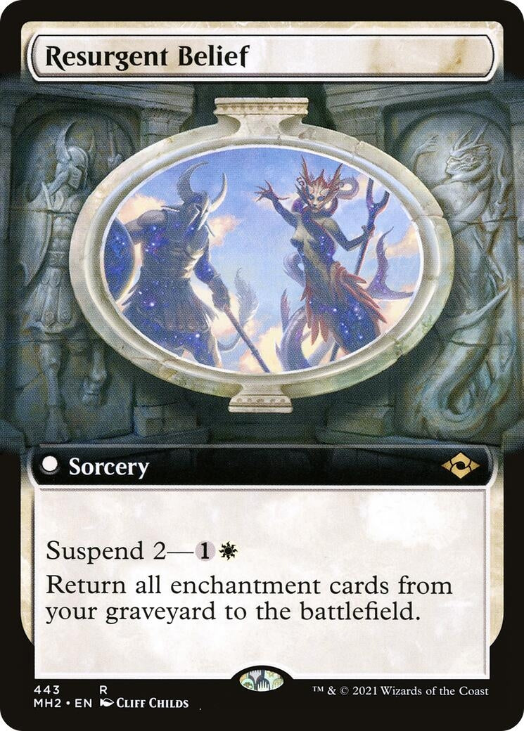 Image for Resurgent Belief (Extended Art) (443) (Modern Horizons 2) (MH2) - Magic: The Gathering