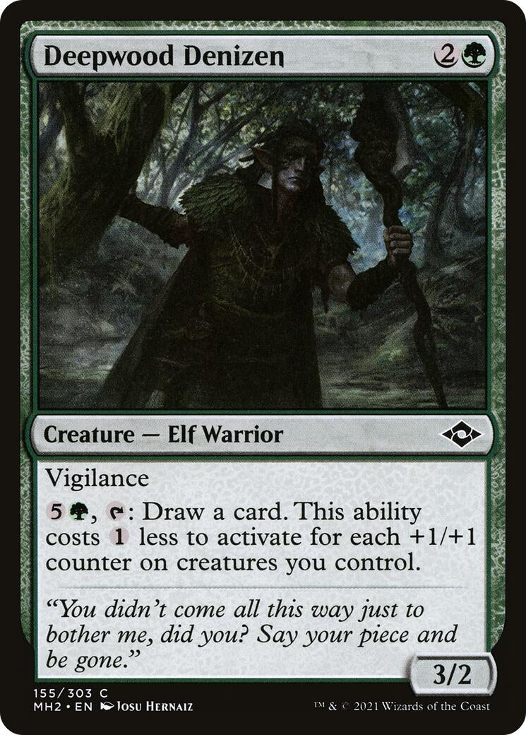 Image for Deepwood Denizen (155) (Modern Horizons 2) (MH2) - Magic: The Gathering