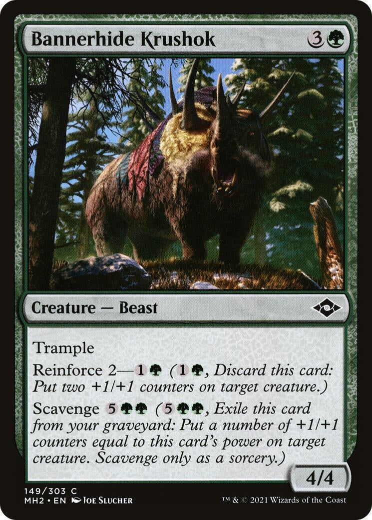 Image for Bannerhide Krushok (149) (Modern Horizons 2) (MH2) - Magic: The Gathering