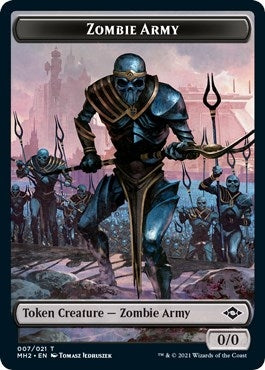 Image for Zombie Army Token (7) (Modern Horizons 2) (MH2) - Magic: The Gathering