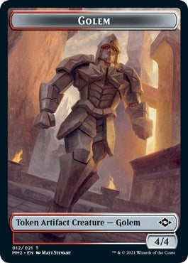 Image for Golem Token (12) (Modern Horizons 2) (MH2) - Magic: The Gathering