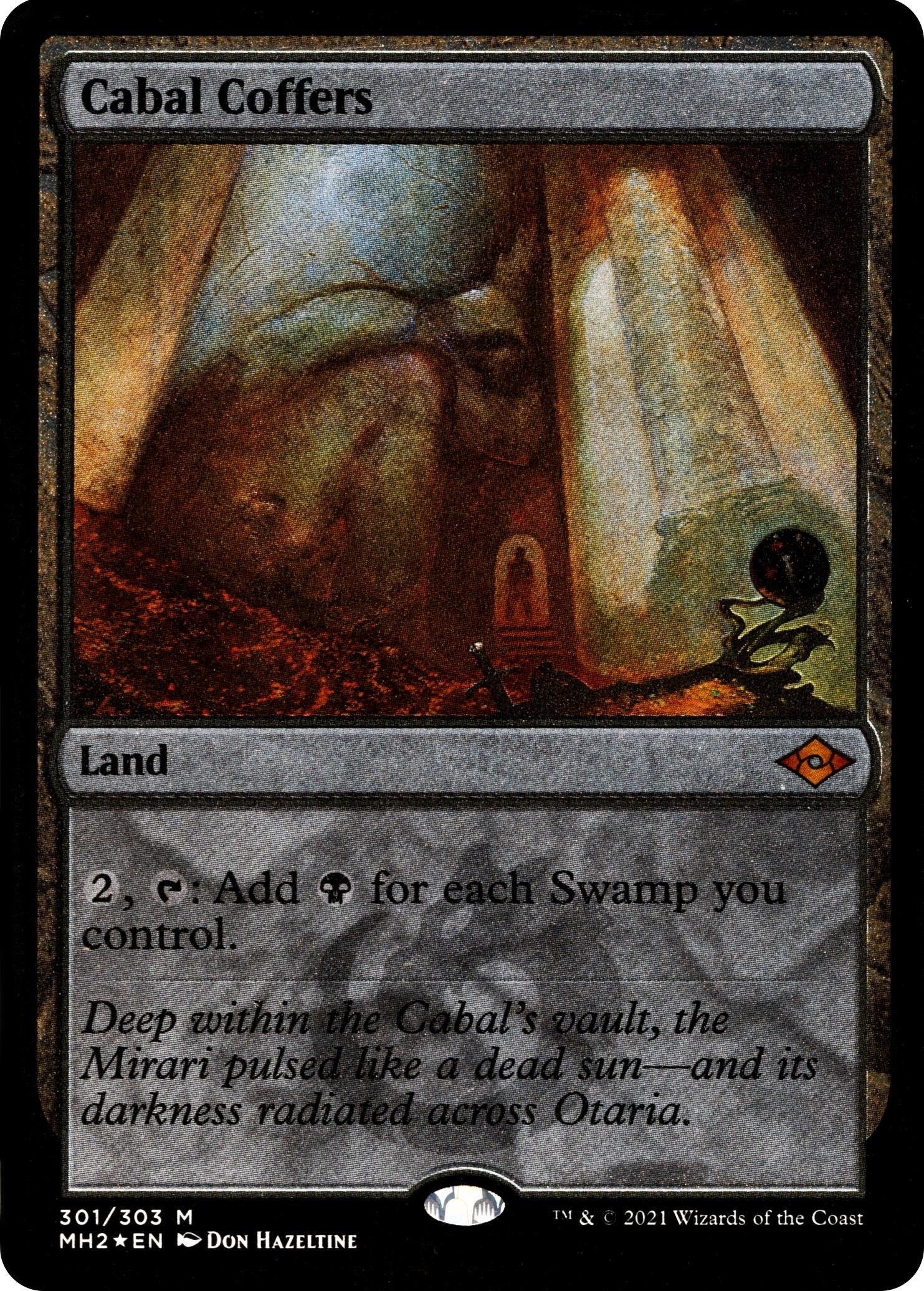 Image for Cabal Coffers (Foil Etched) (301) (Modern Horizons 2) (MH2) - Magic: The Gathering