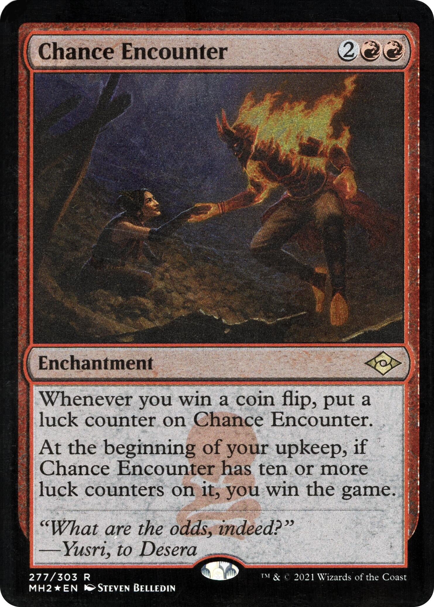 Image for Chance Encounter (Foil Etched) (277) (Modern Horizons 2) (MH2) - Magic: The Gathering