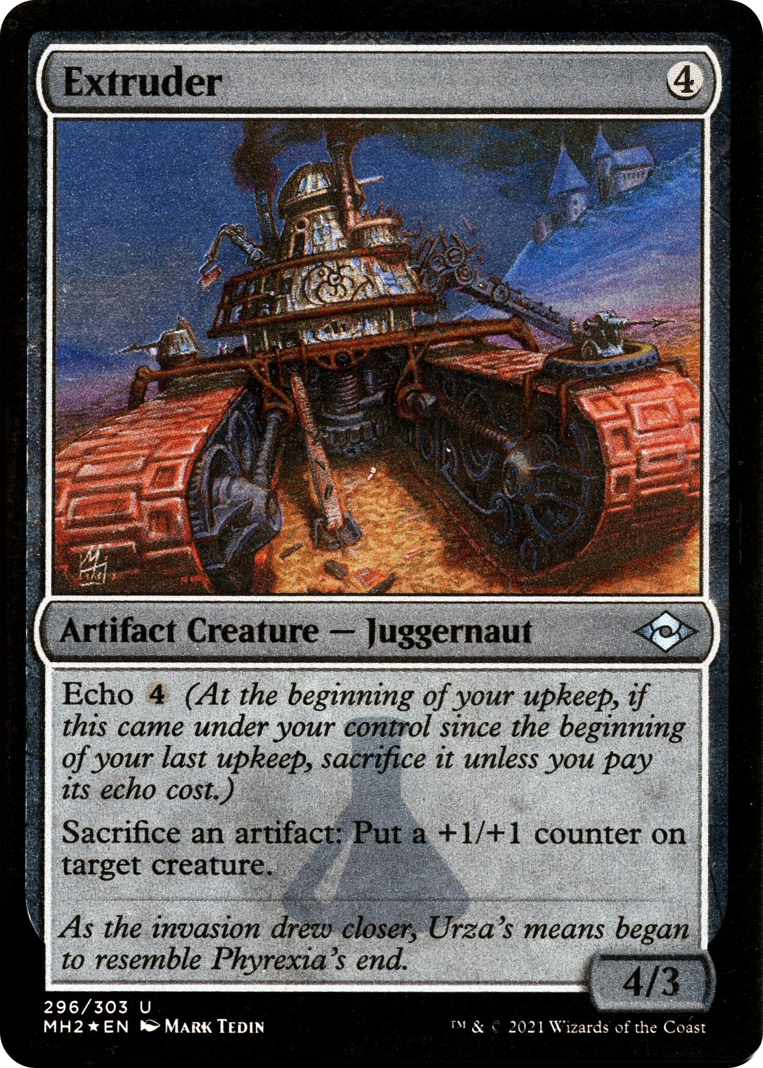 Image for Extruder (Foil Etched) (296) (Modern Horizons 2) (MH2) - Magic: The Gathering