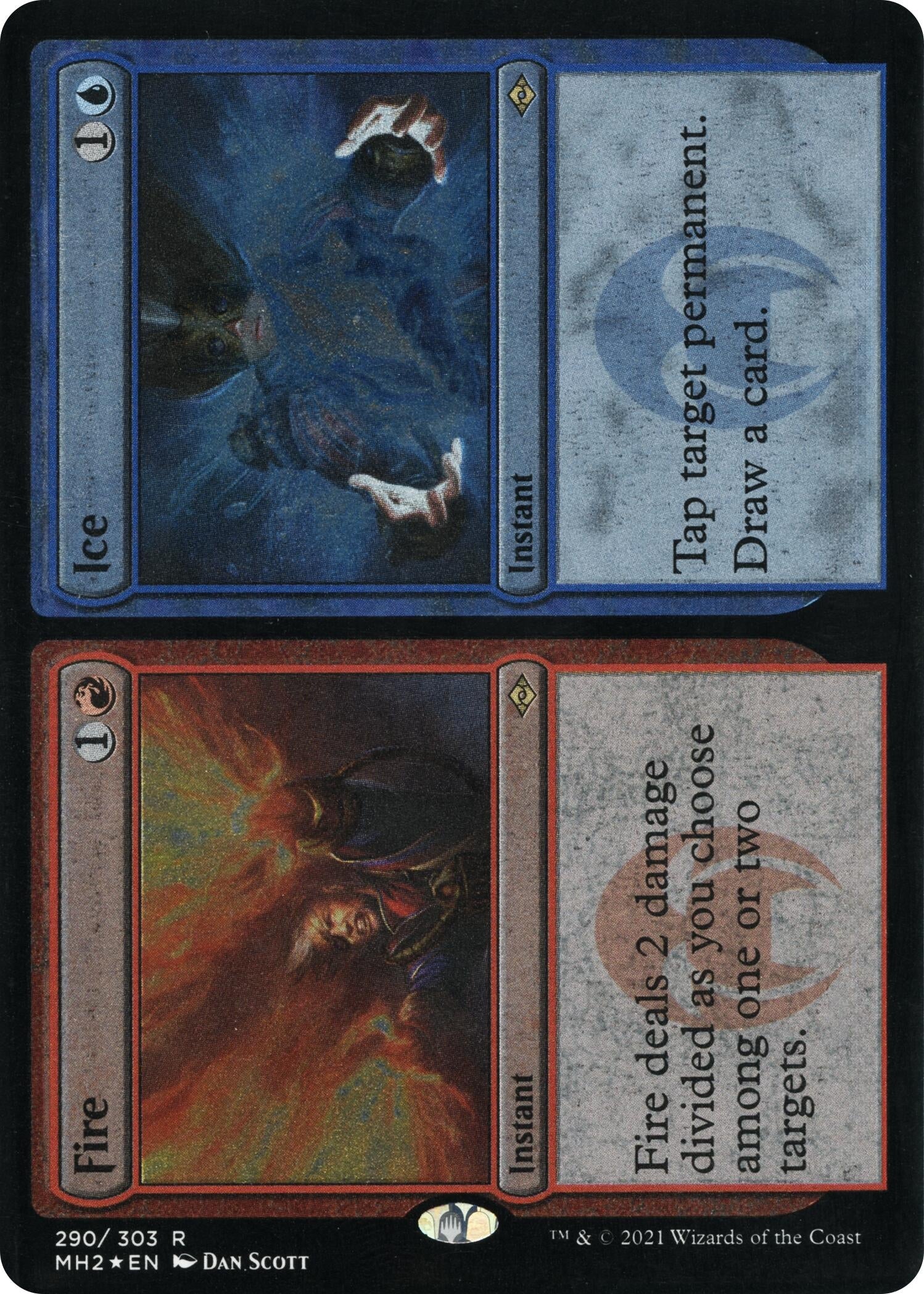 Image for Fire // Ice (Foil Etched) (290) (Modern Horizons 2) (MH2) - Magic: The Gathering