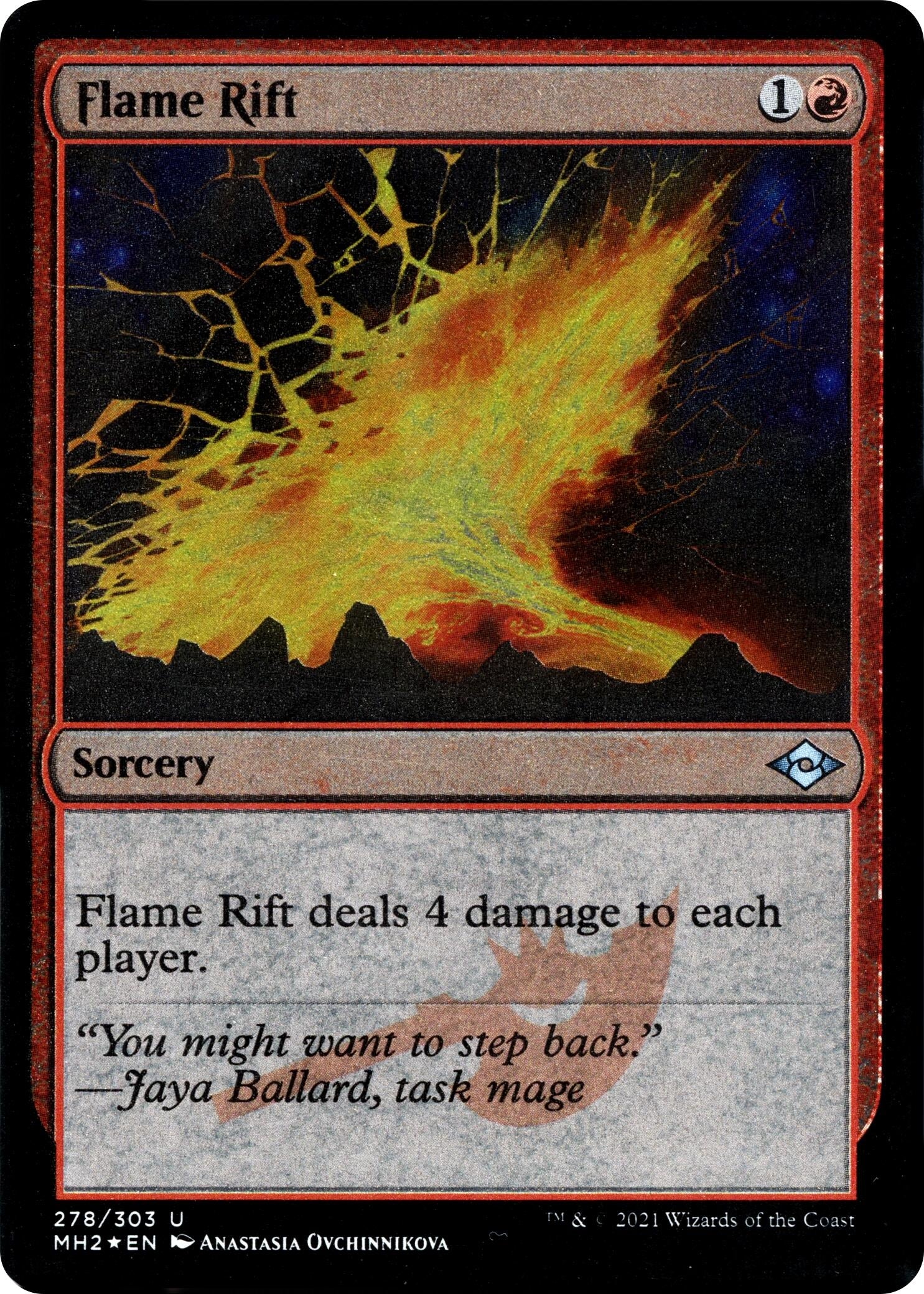 Image for Flame Rift (Foil Etched) (278) (Modern Horizons 2) (MH2) - Magic: The Gathering