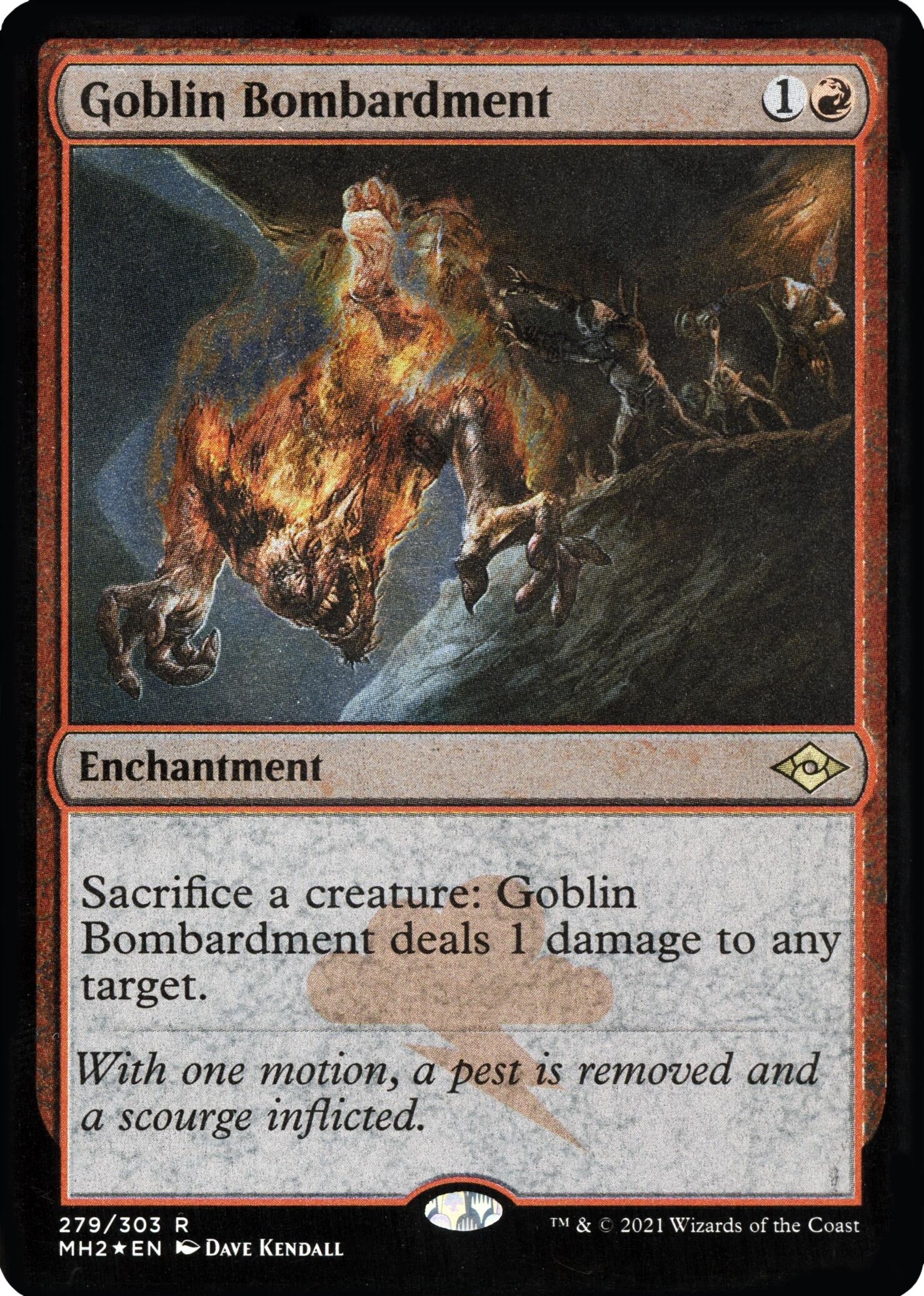 Image for Goblin Bombardment (Foil Etched) (279) (Modern Horizons 2) (MH2) - Magic: The Gathering
