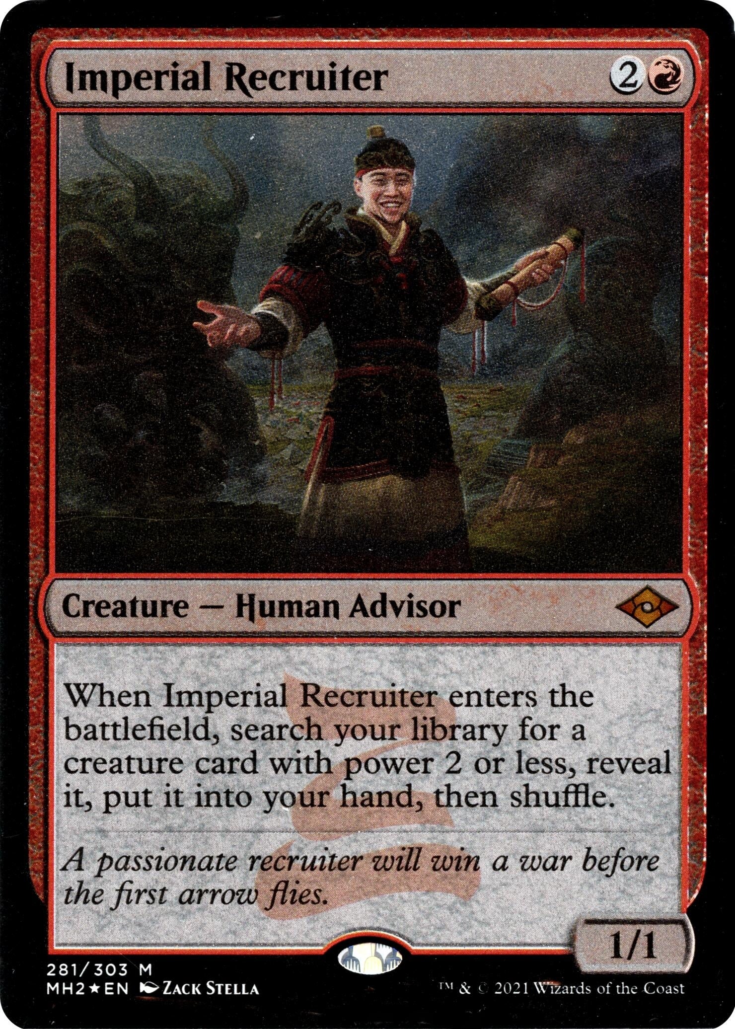 Image for Imperial Recruiter (Foil Etched) (281) (Modern Horizons 2) (MH2) - Magic: The Gathering