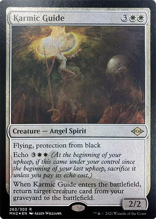 Image for Karmic Guide (Foil Etched) (263) (Modern Horizons 2) (MH2) - Magic: The Gathering