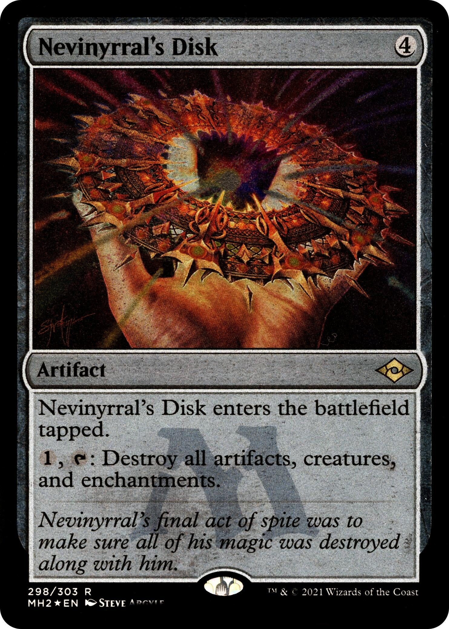 Image for Nevinyrral's Disk (Foil Etched) (298) (Modern Horizons 2) (MH2) - Magic: The Gathering
