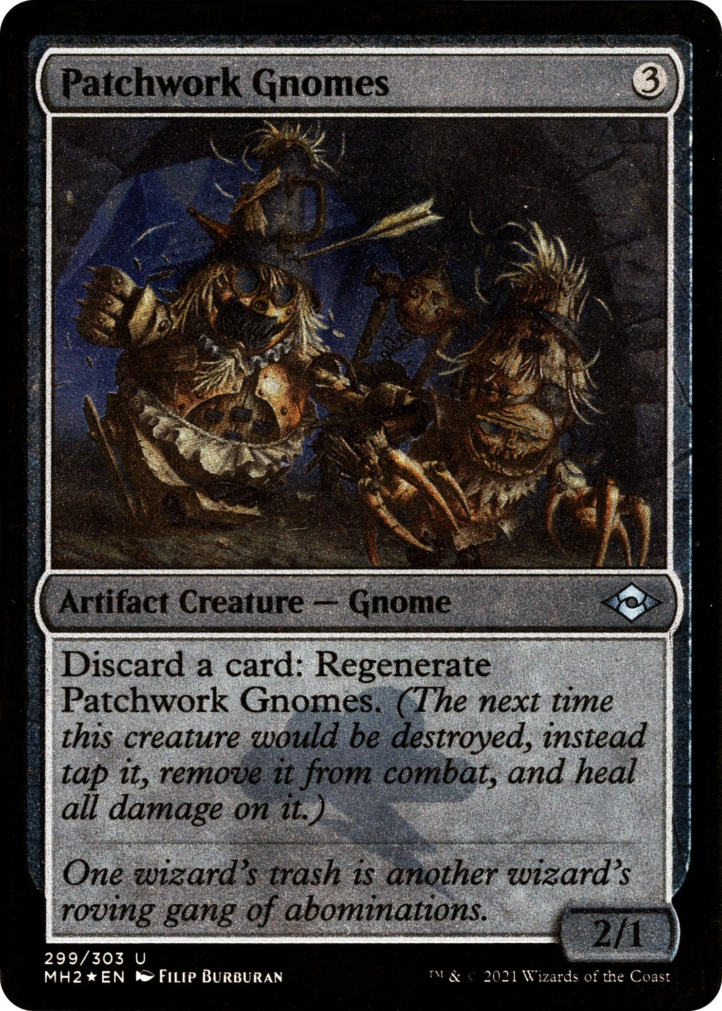 Image for Patchwork Gnomes (Foil Etched) (299) (Modern Horizons 2) (MH2) - Magic: The Gathering