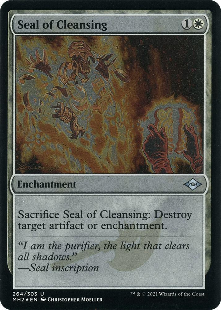 Image for Seal of Cleansing (Foil Etched) (264) (Modern Horizons 2) (MH2) - Magic: The Gathering