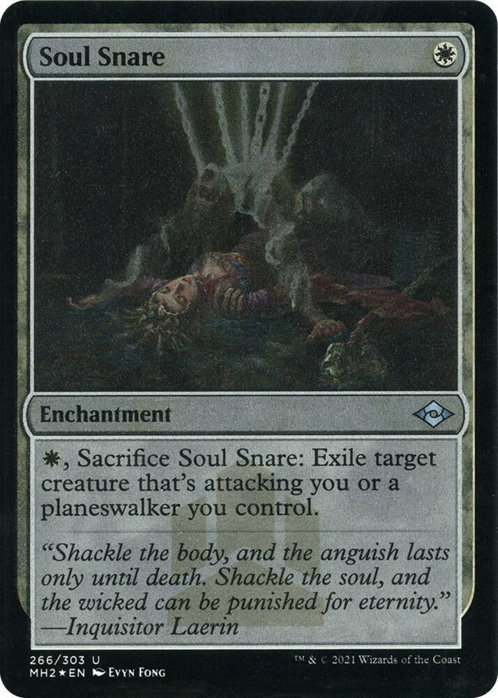 Image for Soul Snare (Foil Etched) (266) (Modern Horizons 2) (MH2) - Magic: The Gathering