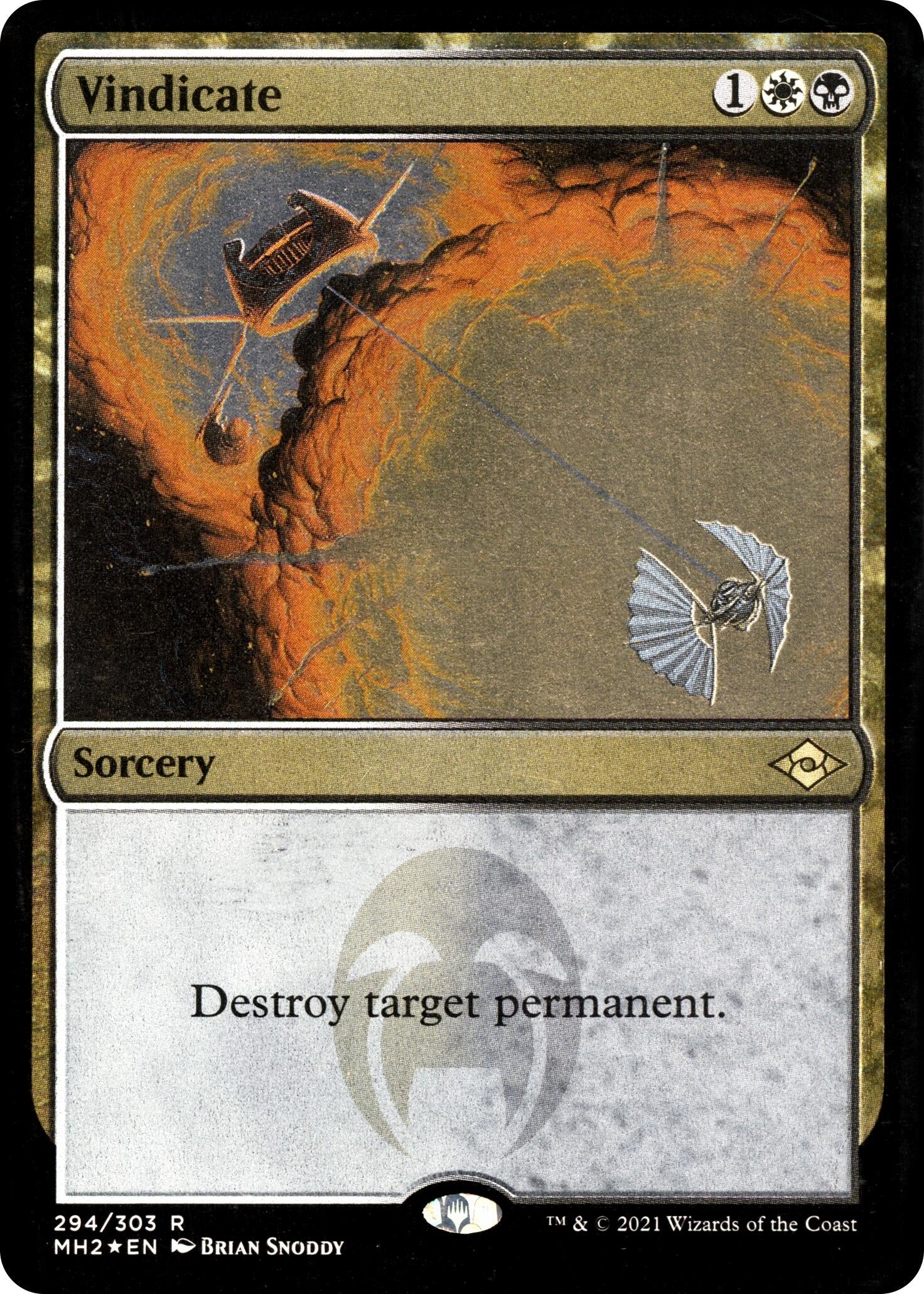 Image for Vindicate (Foil Etched) (294) (Modern Horizons 2) (MH2) - Magic: The Gathering