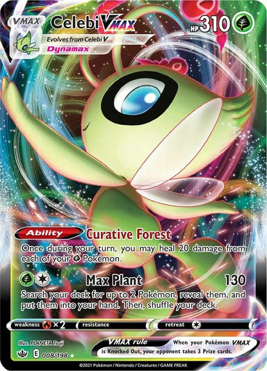 Image for Celebi VMAX (008/198) (SWSH06) - Pokemon