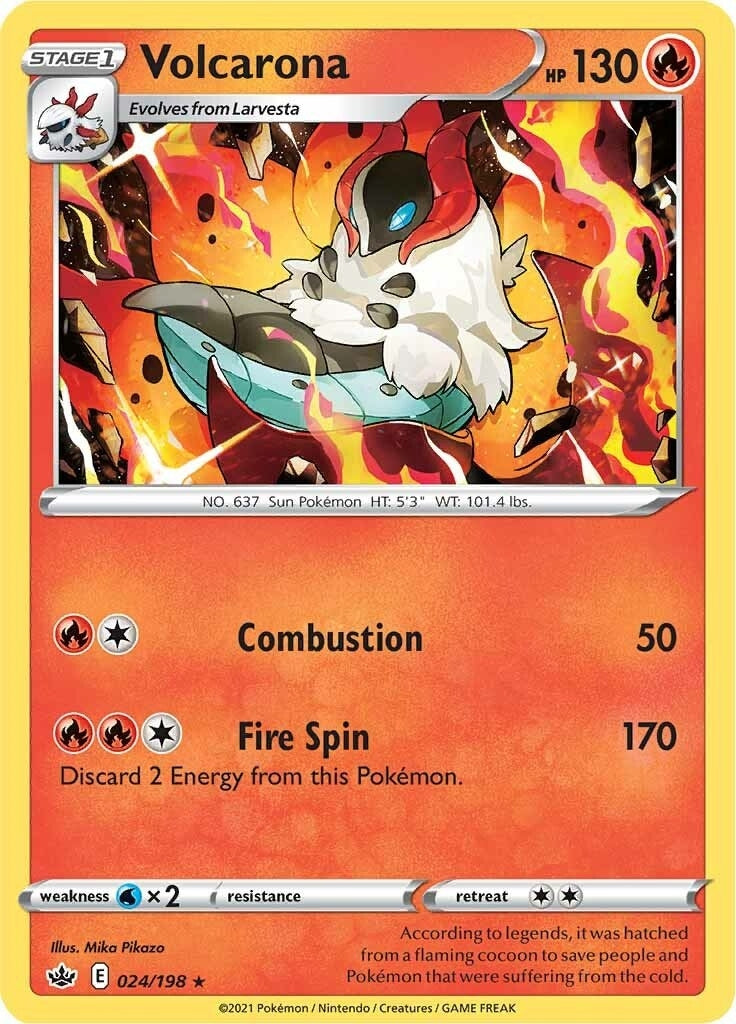 Volcarona (024/198) (SWSH06: Chilling Reign)