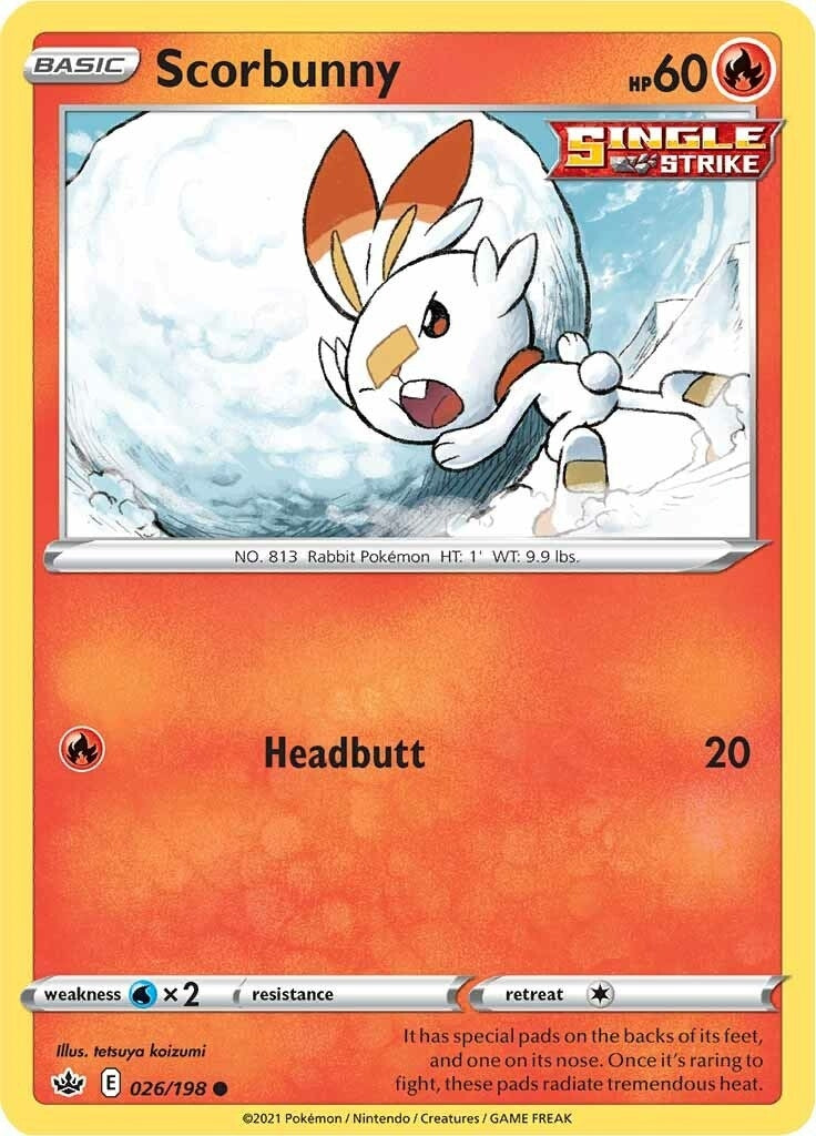 Scorbunny (026/198) (SWSH06: Chilling Reign)