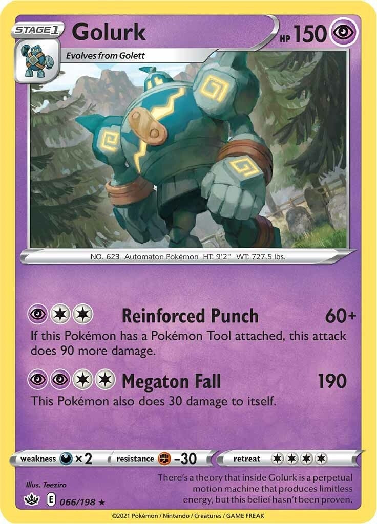 Golurk (066/198) (SWSH06: Chilling Reign)