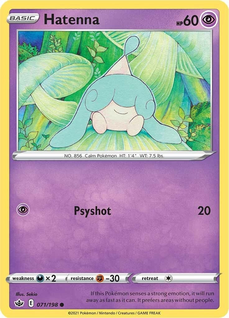 Hatenna (071/198) (SWSH06: Chilling Reign)