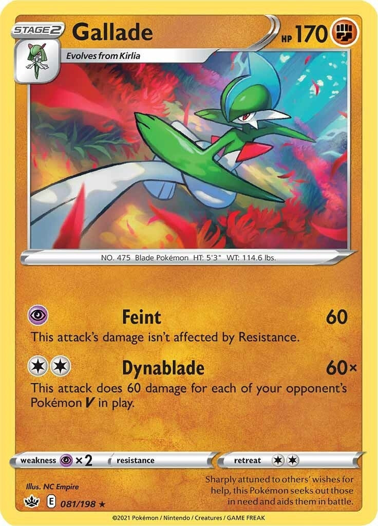 Gallade (081/198) (SWSH06: Chilling Reign)