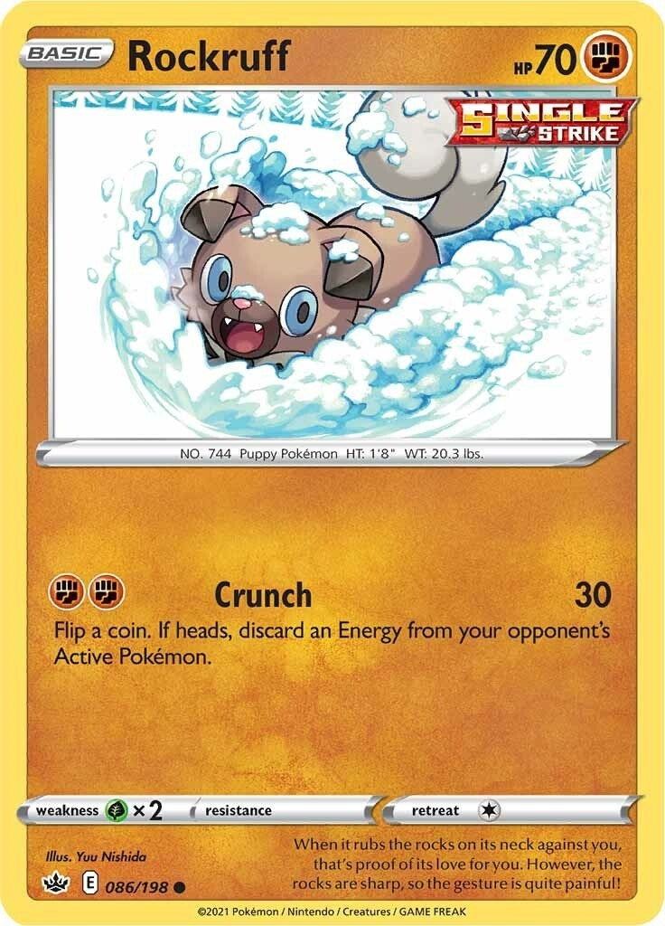 Rockruff (086/198) (SWSH06: Chilling Reign)
