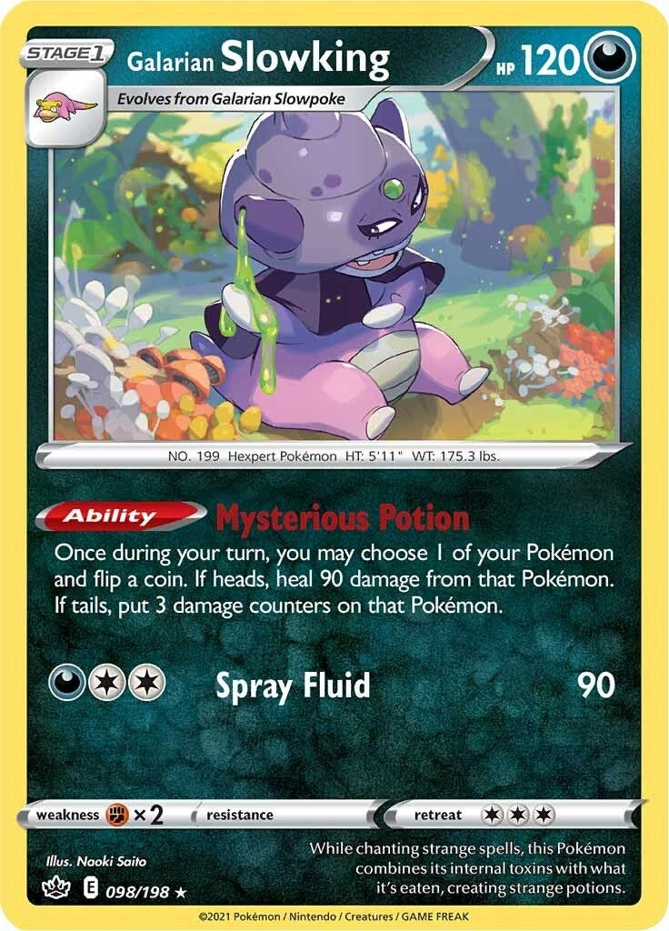 Galarian Slowking (098/198) (SWSH06: Chilling Reign)