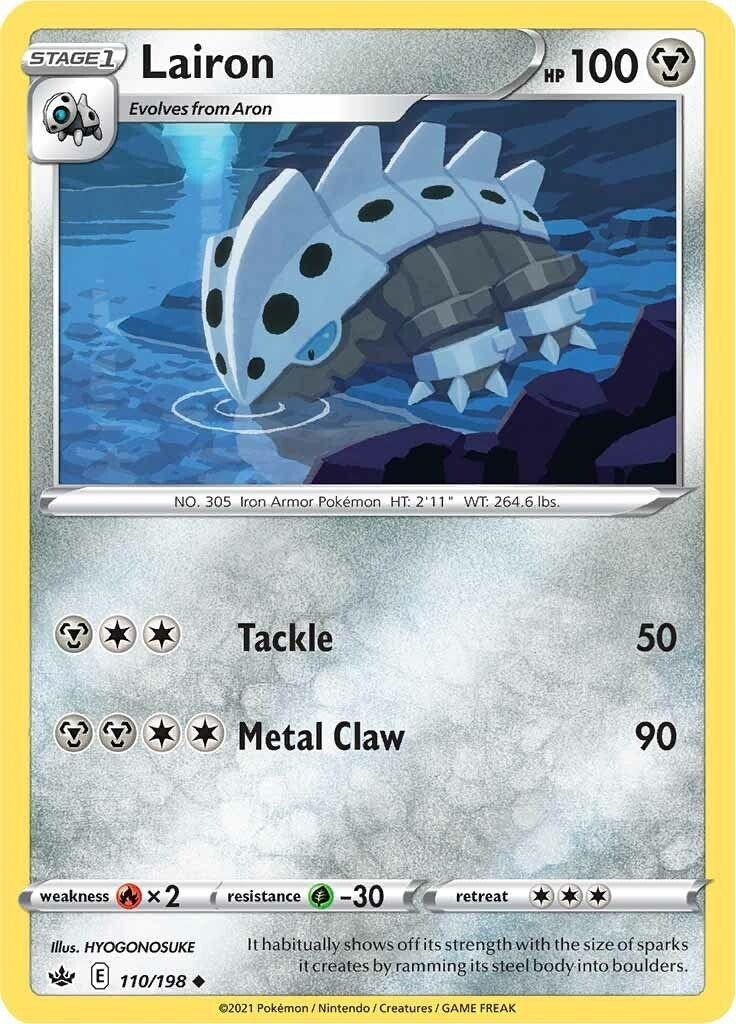 Lairon (110/198) (SWSH06: Chilling Reign)