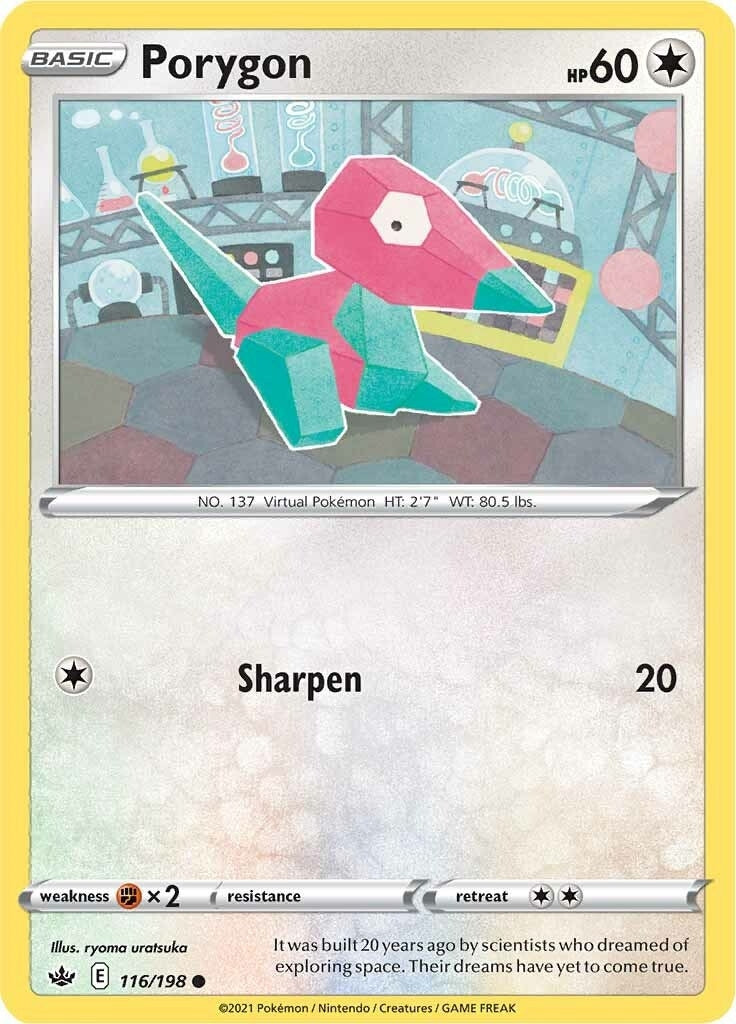 Porygon (116/198) (SWSH06: Chilling Reign)