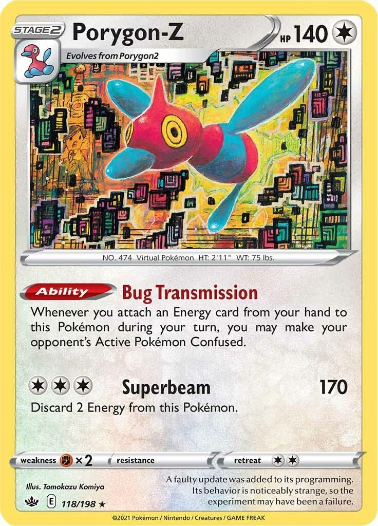 Porygon-Z (118/198) (SWSH06: Chilling Reign)