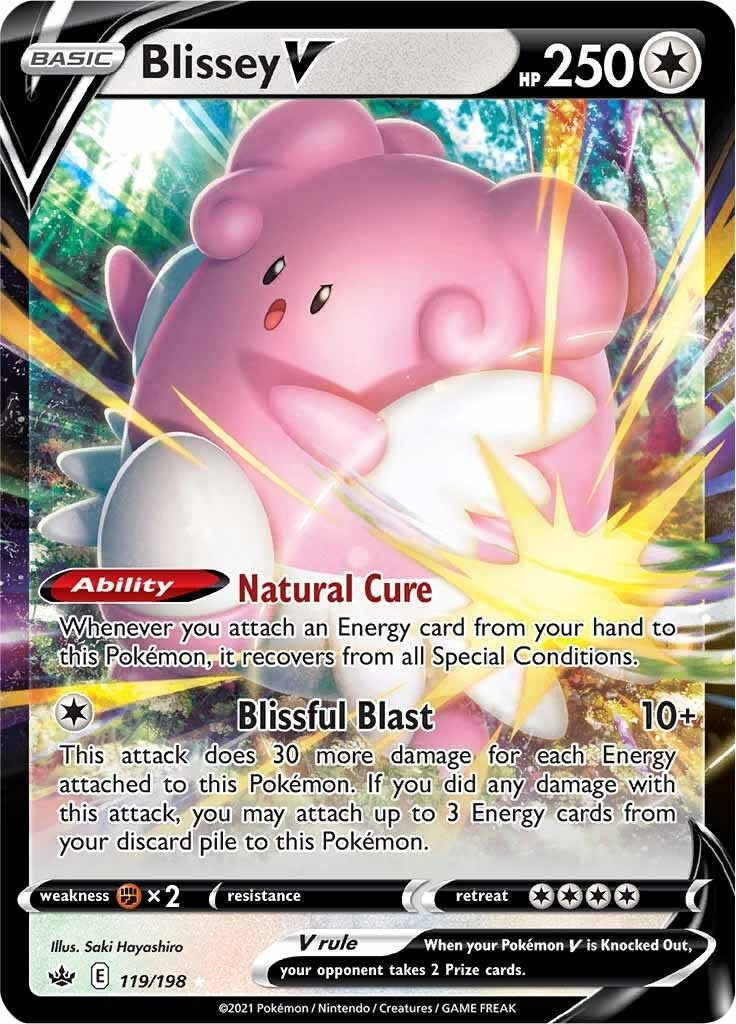 Blissey V (119/198) (SWSH06: Chilling Reign)