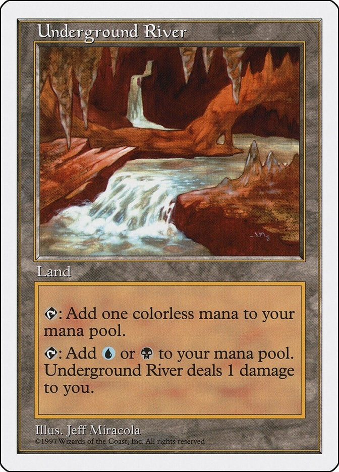 Image for Underground River (Fifth Edition) (5ED) - Magic: The Gathering
