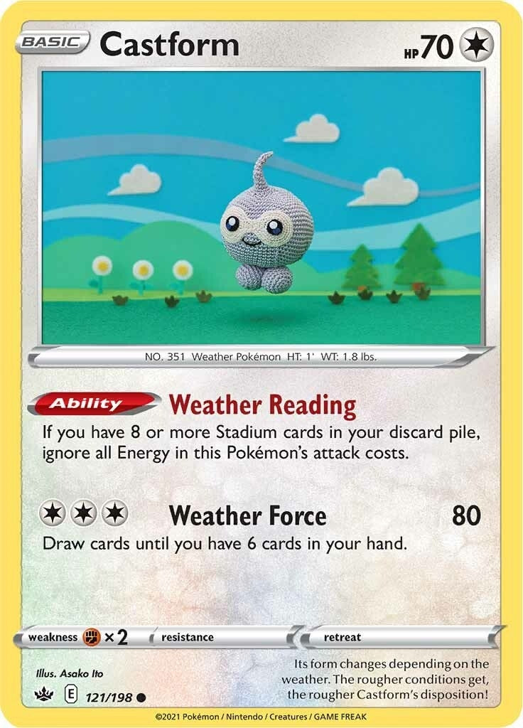 Castform (121/198) (SWSH06: Chilling Reign)