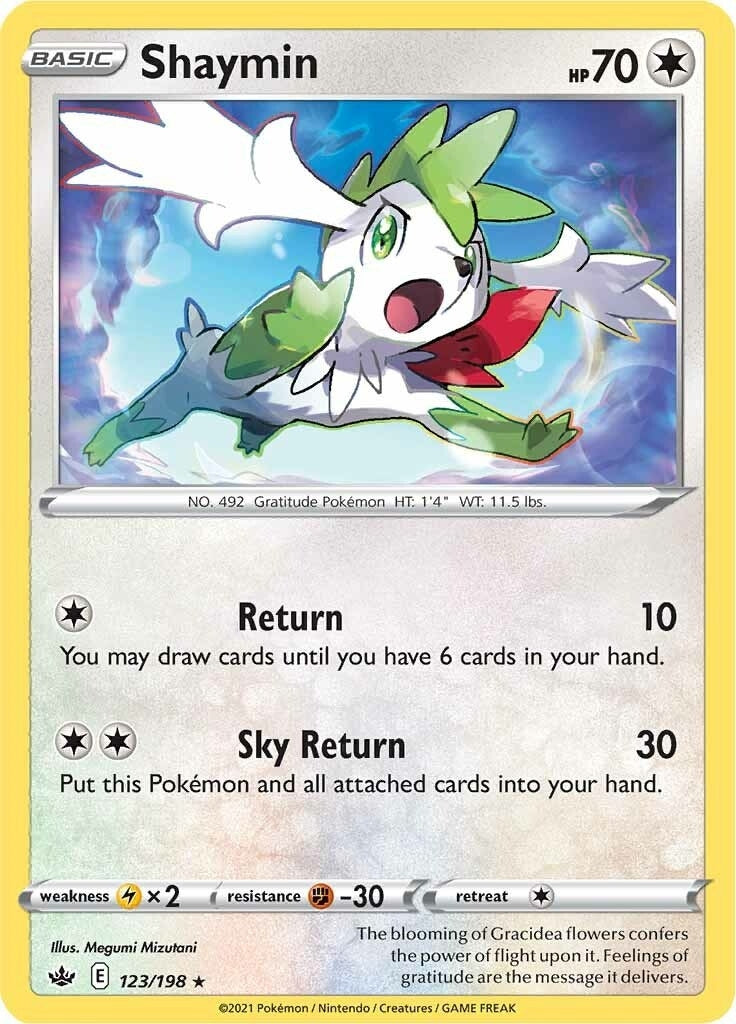Shaymin (123/198) (SWSH06: Chilling Reign)