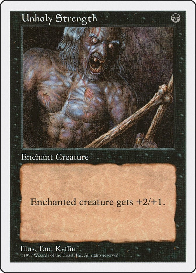 Image for Unholy Strength (Fifth Edition) (5ED) - Magic: The Gathering