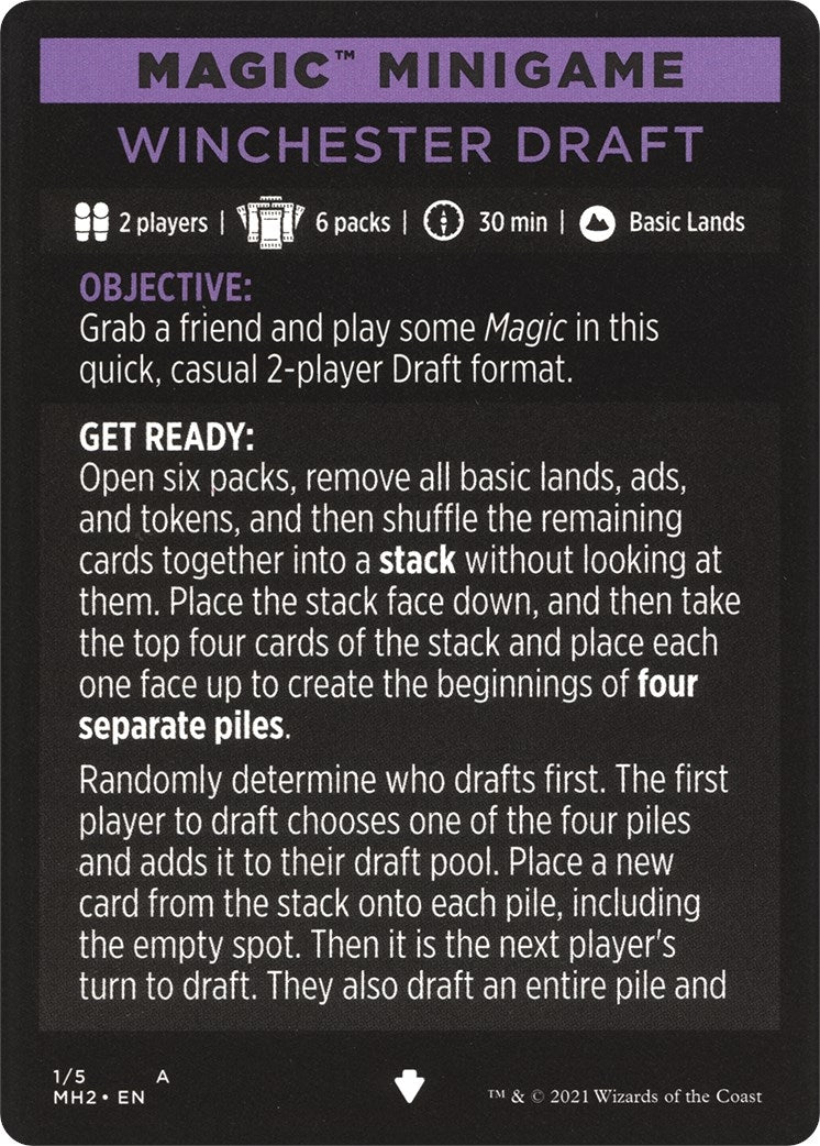 Image for Magic Minigame: Winchester Draft (1) (Modern Horizons 2) (MH2) - Magic: The Gathering